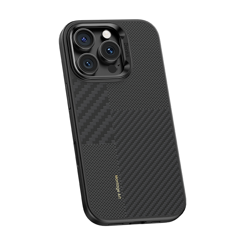 Benks Montage ArmorPro Case built with Kevlar® for iPhone 16 Pro with Button