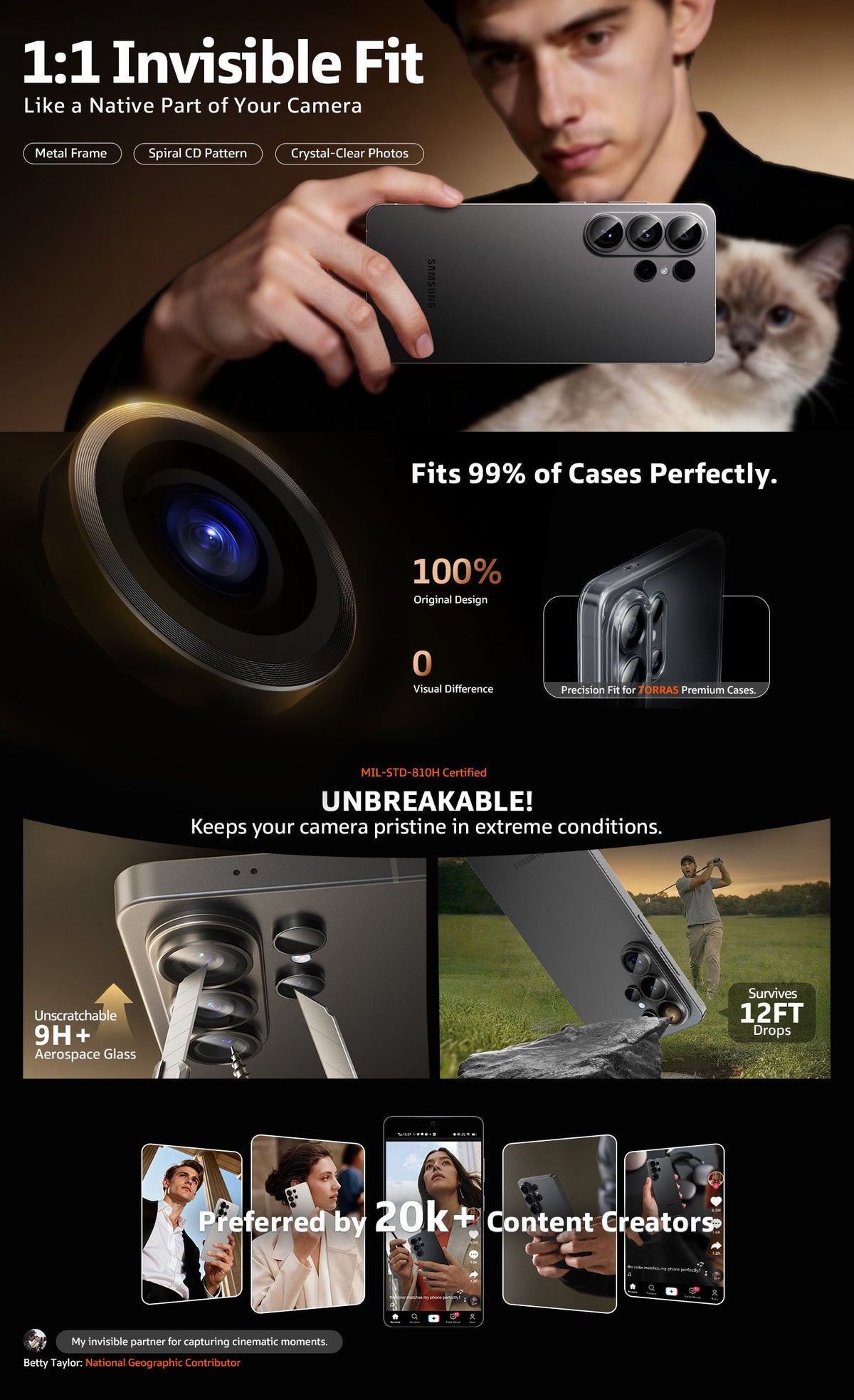 TORRAS Lensguard for Samsung Galaxy S26 Ultra