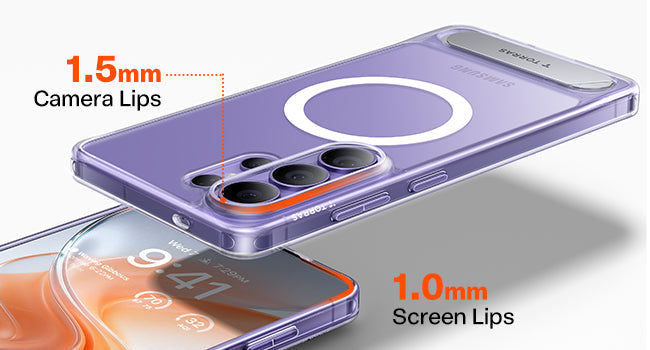 TORRAS Ostand L1 Guardian for Samsung Galaxy S26 Ultra - Clear