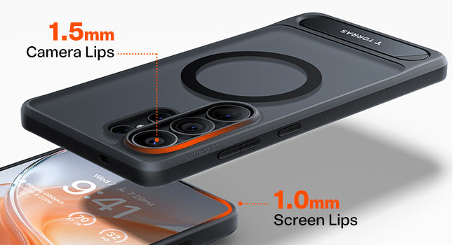 TORRAS Ostand L1 Guardian for Samsung Galaxy S26 Ultra - Black