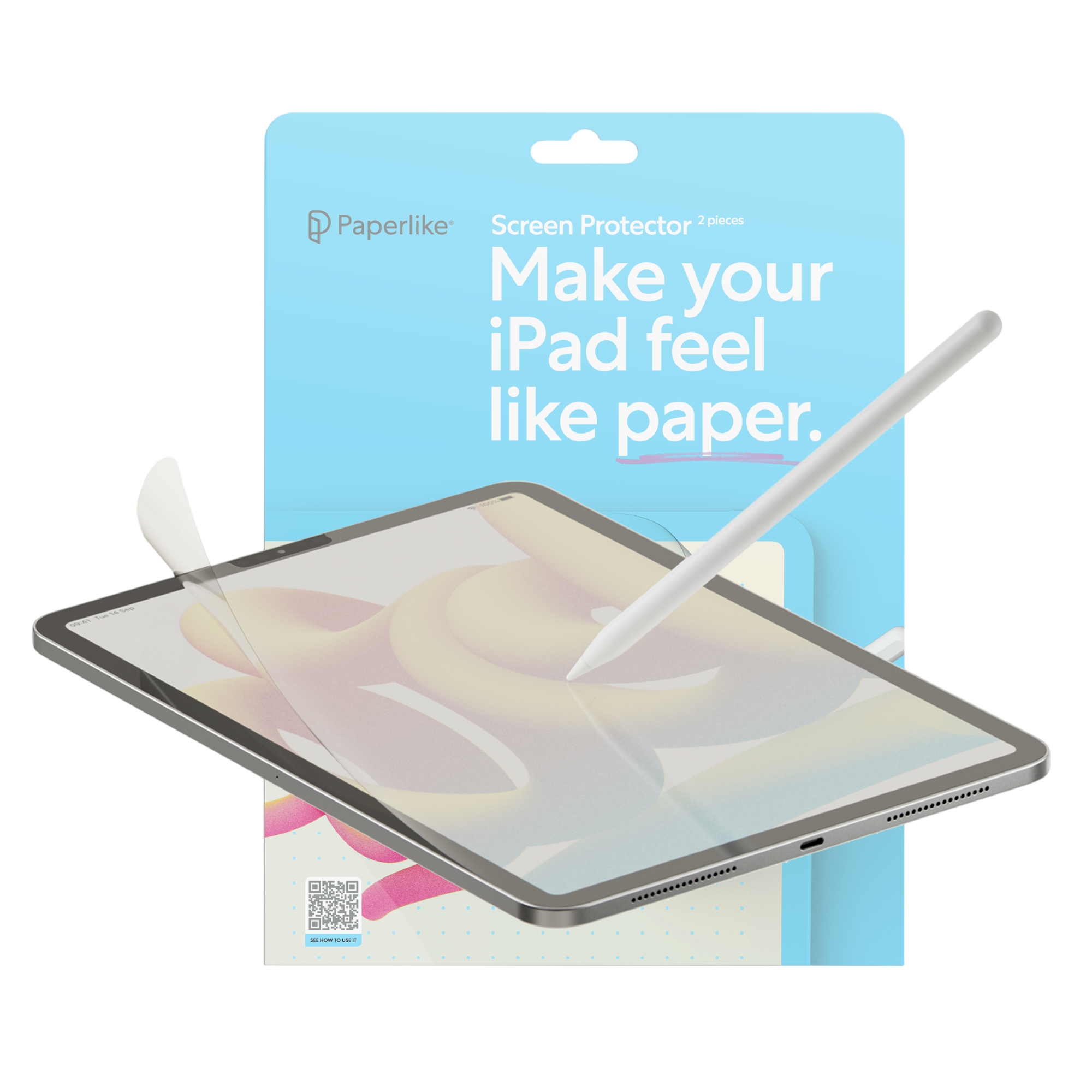 واقي شاشة Paperlike Screen Protector (2 pack) for iPad