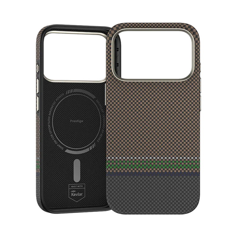 غلاف بنكس بريستيج أرمور برو مصنوع من كيفلار® لآيفون 17 برو ماكس / 17 برو