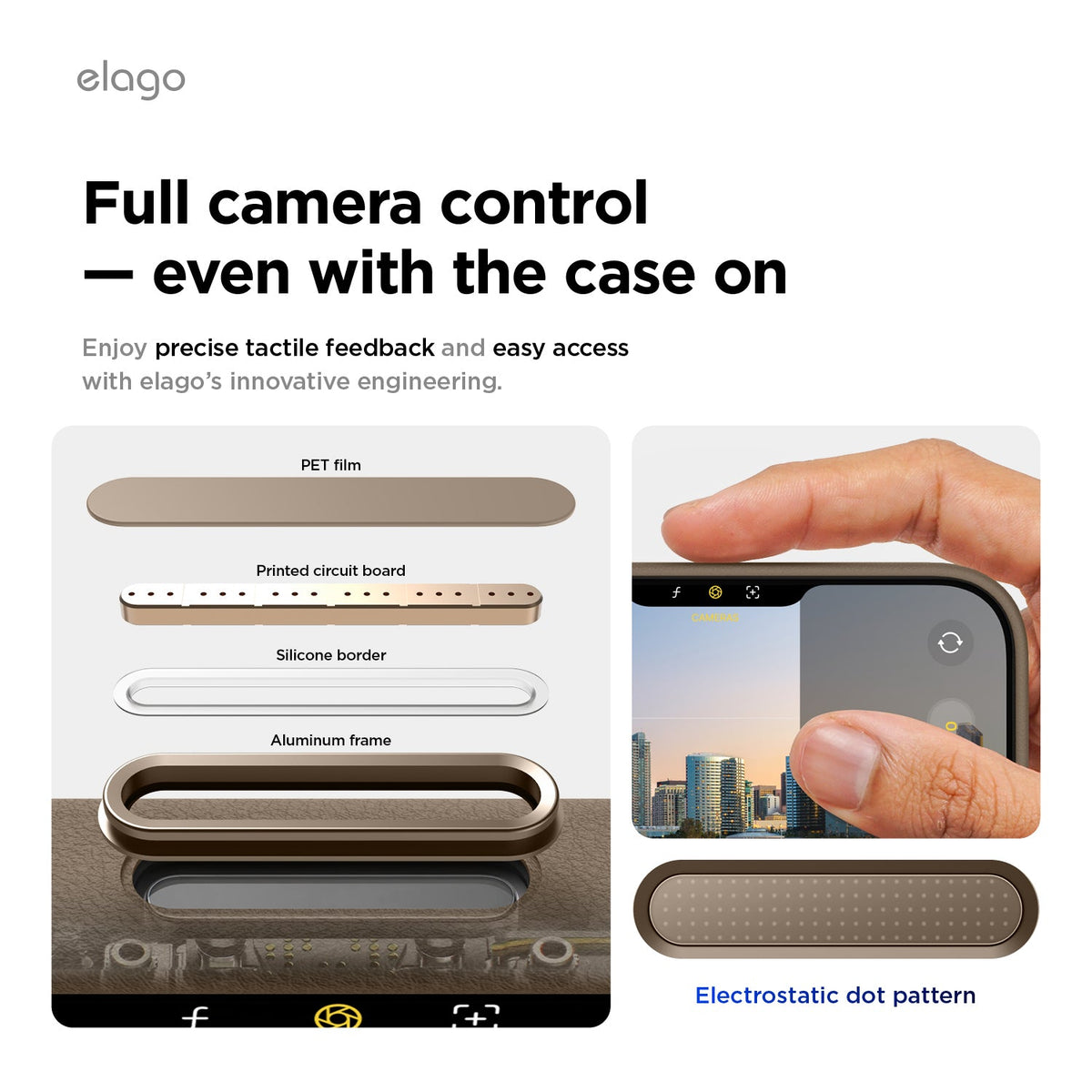 Elago MagLeather Case for iPhone 17 Pro Max / iPhone 18 Pro Max - Taupe
