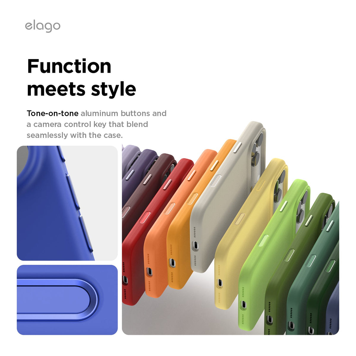 Elago Mag Silicone Case for iPhone 17 Pro Max / iPhone 18 Pro Max - Cobalt Blue