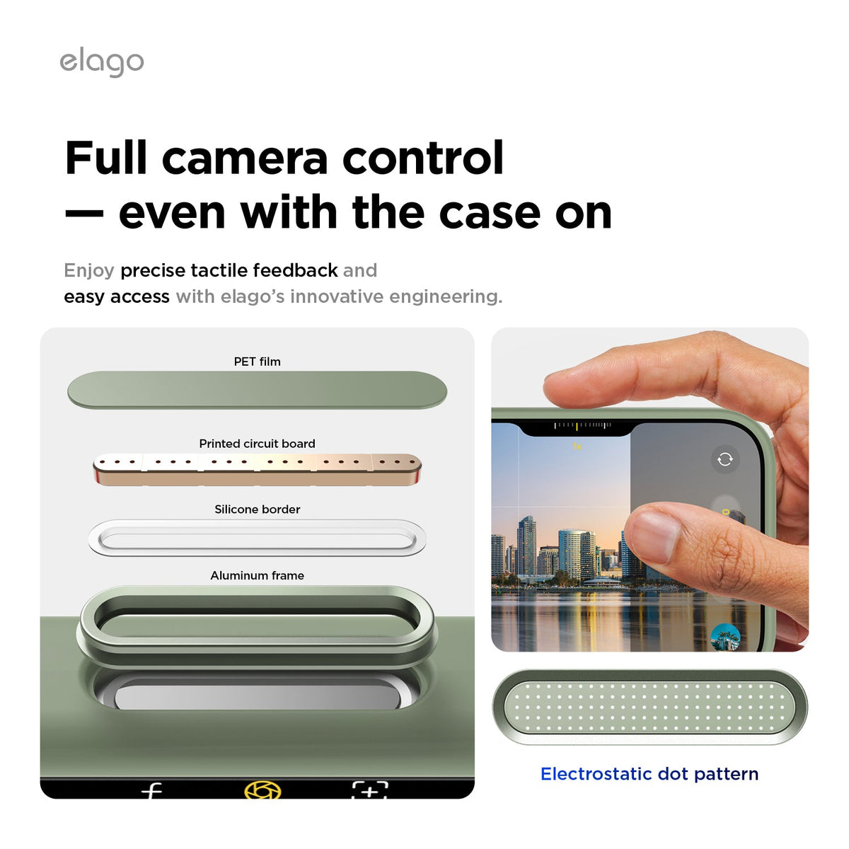 Elago Mag Silicone Case for iPhone 17 Pro Max / iPhone 18 Pro Max - Khaki Green