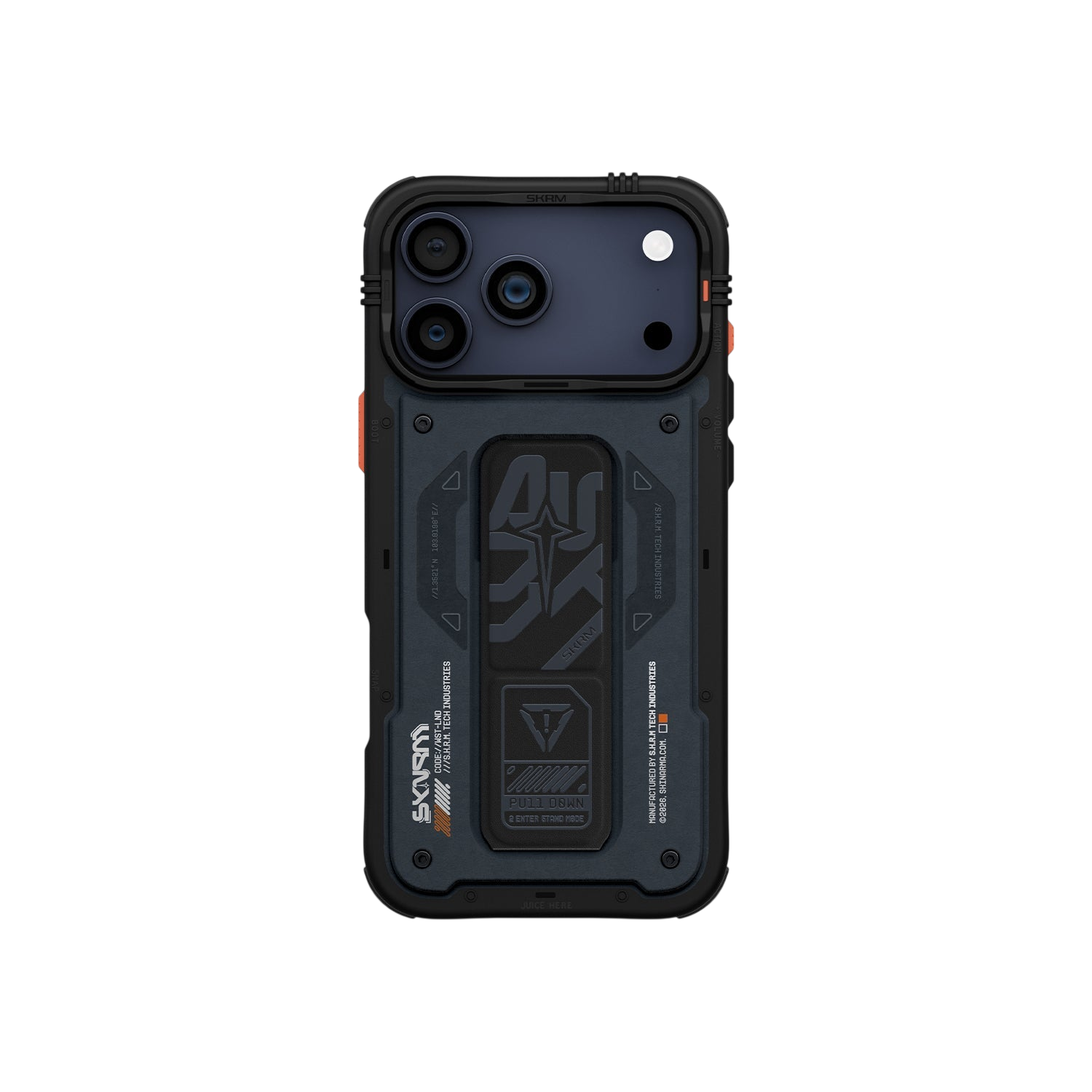 Skinarma Aegis Mag-Charge Grip-Stand Case for iPhone 17 Pro Max - Navy #color_navy