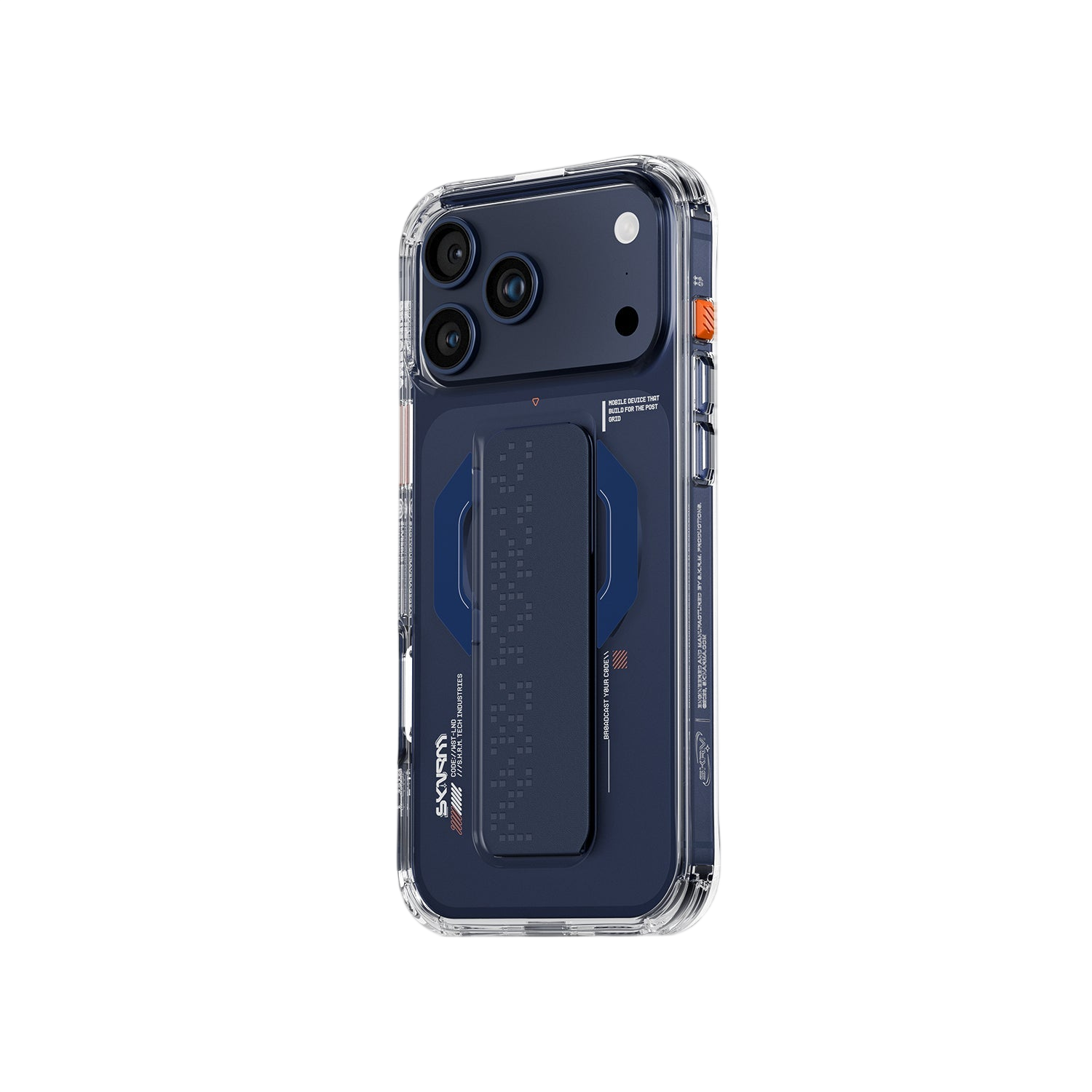 Skinarma Haxa Mag-Charge Grip-Stand Case for iPhone 17 Pro Max - Navy