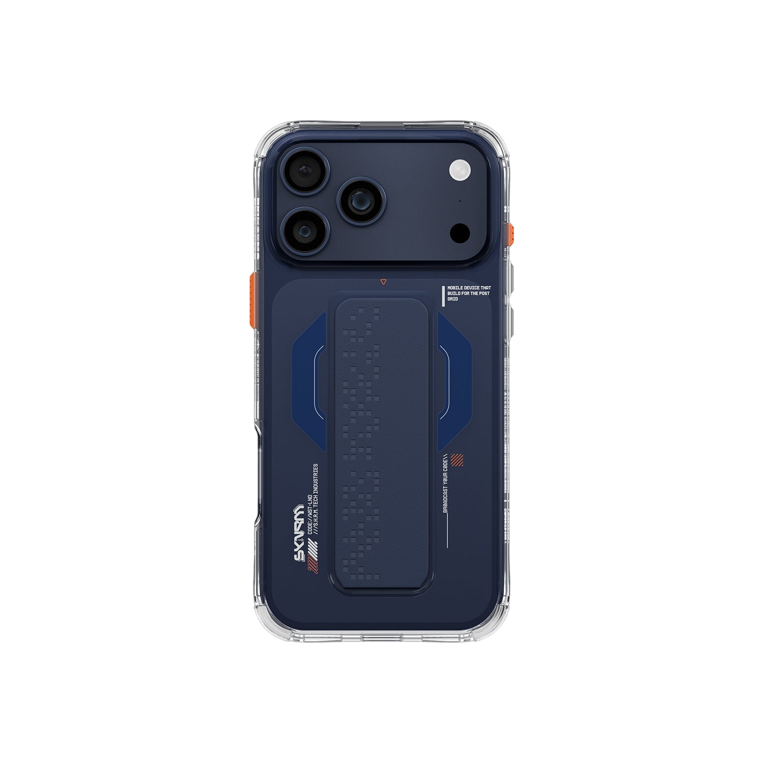 Skinarma Haxa Mag-Charge Grip-Stand Case for iPhone 17 Pro Max - Navy
