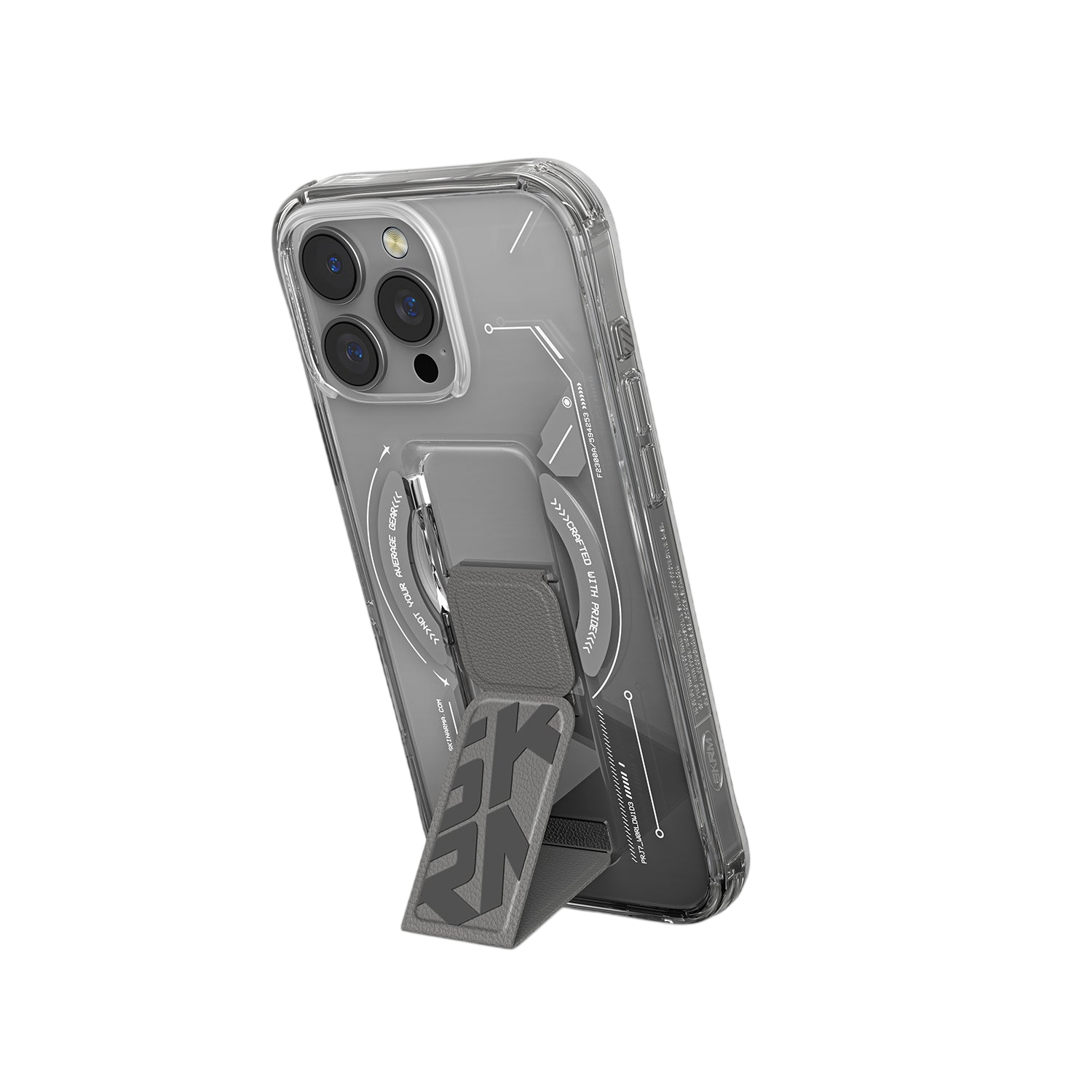 غلاف Skinarma HELIO Mag-Charge مع حامل Grip-Stand لهاتف iPhone 16 Pro