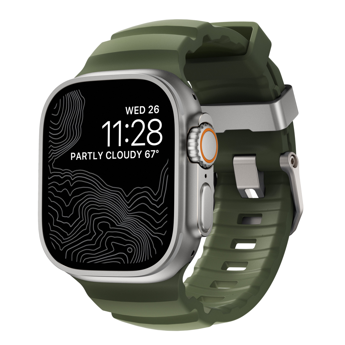 Nomad Rocky Point Band for Apple Watch 49mm / 46mm / 45mm - Forest