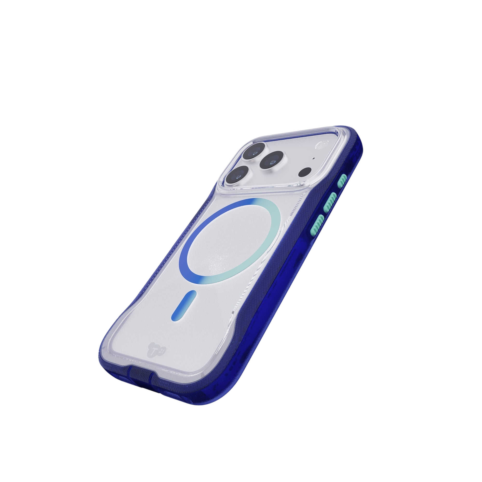 Tech21 EvoPro MagSafe Case for iPhone 17 Pro Max Case - Electric Blue/Jelly Mint