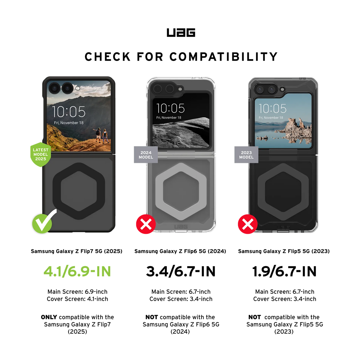 UAG Mouve Case for Samsung Galaxy Z Flip7