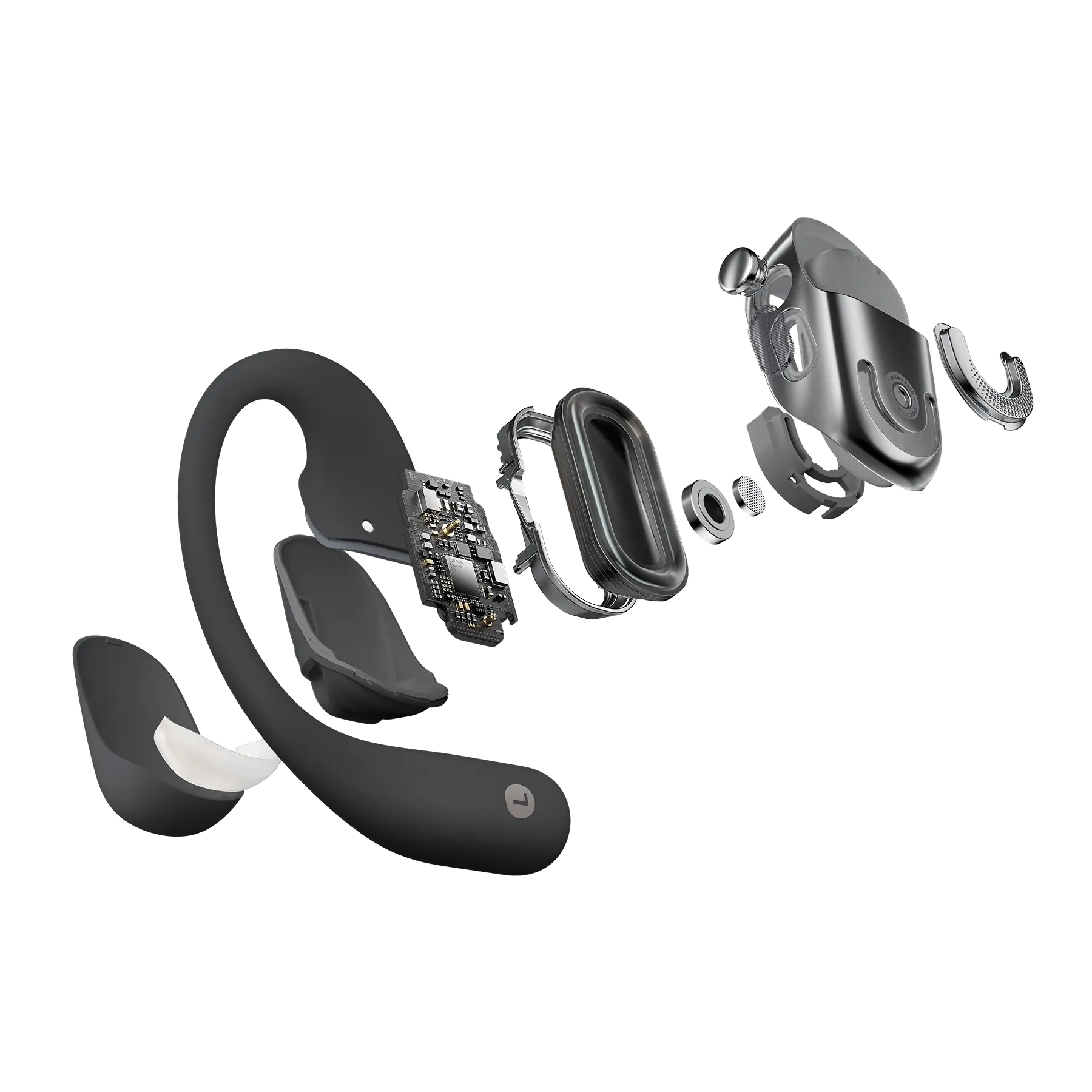 Shokz NEW OpenFit 2+ Earbuds - Black
