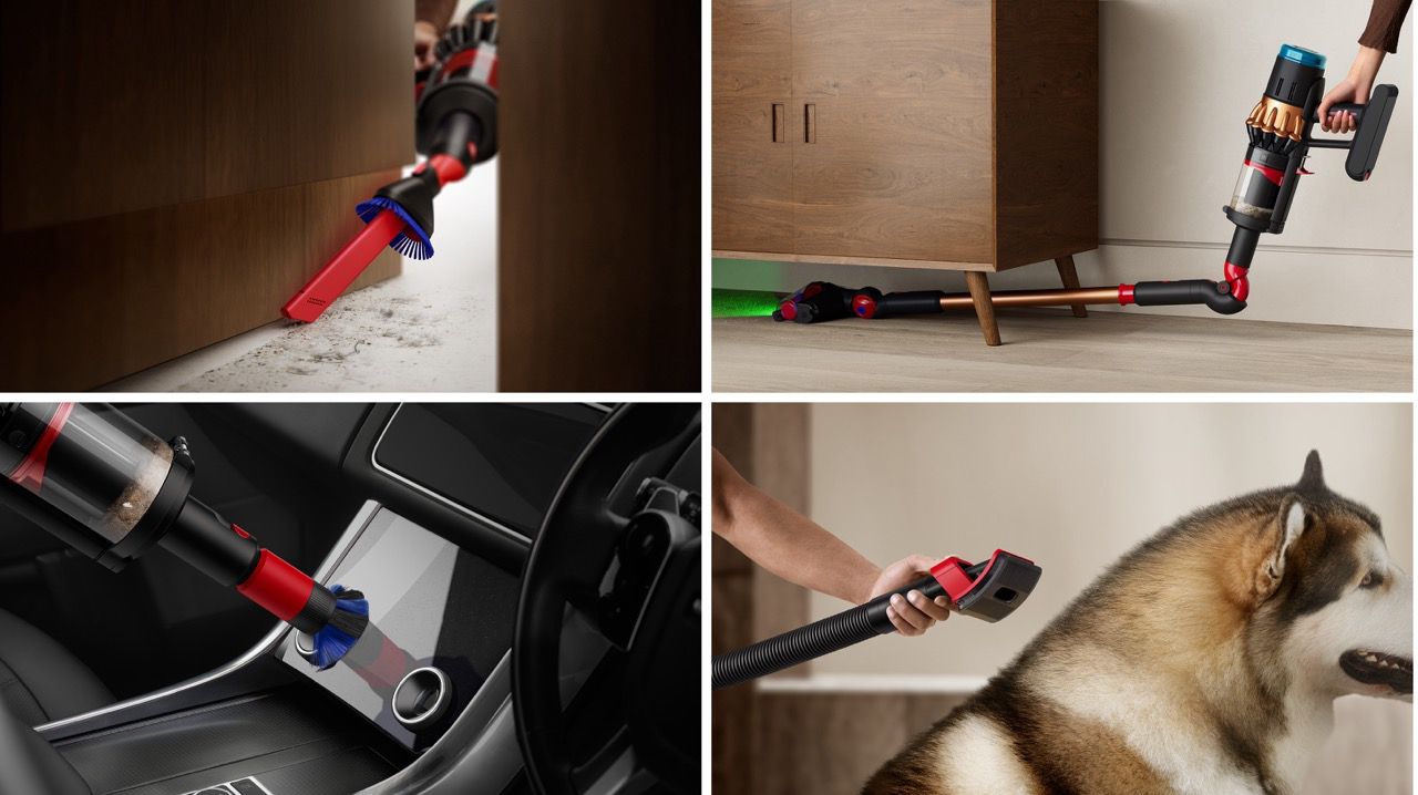 Dyson V16 Piston Animal Submarine – attachments and tools cleaning hard-to-reach areas