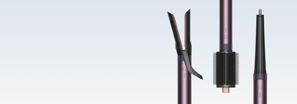 Dyson Airwrap Co-anda2x HS09 Jasper Plum - attachments close-up #color_jasper-plum