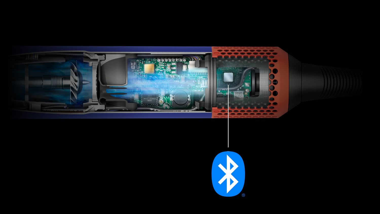 دايسون إير وراップ I.D. HS08 متعدد الاستخدامات ومجفف للشعر المستقيم والمجعد - النسخة الدولية