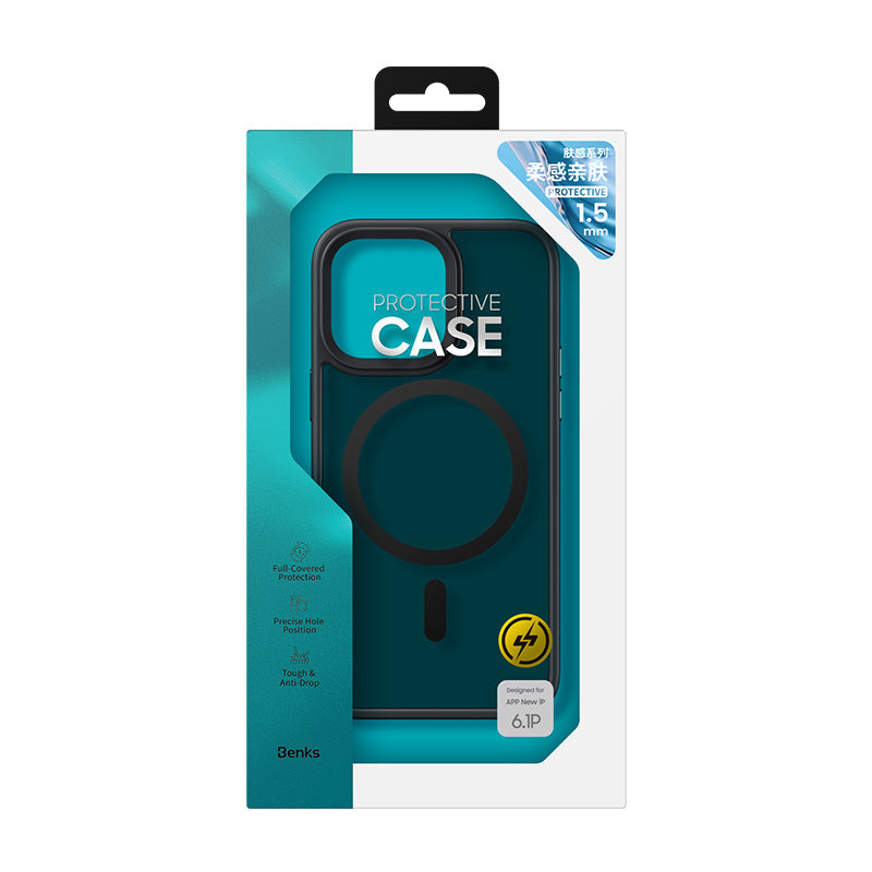 Benks Magnetic Mist Protective Case for iPhone 14 Pro Max - Purple