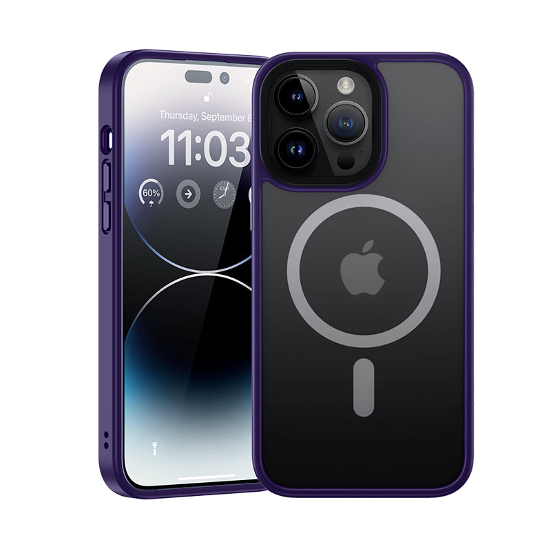 جراب Benks Magnetic Mist Protective Case for iPhone 14 Pro Max - Purpl
