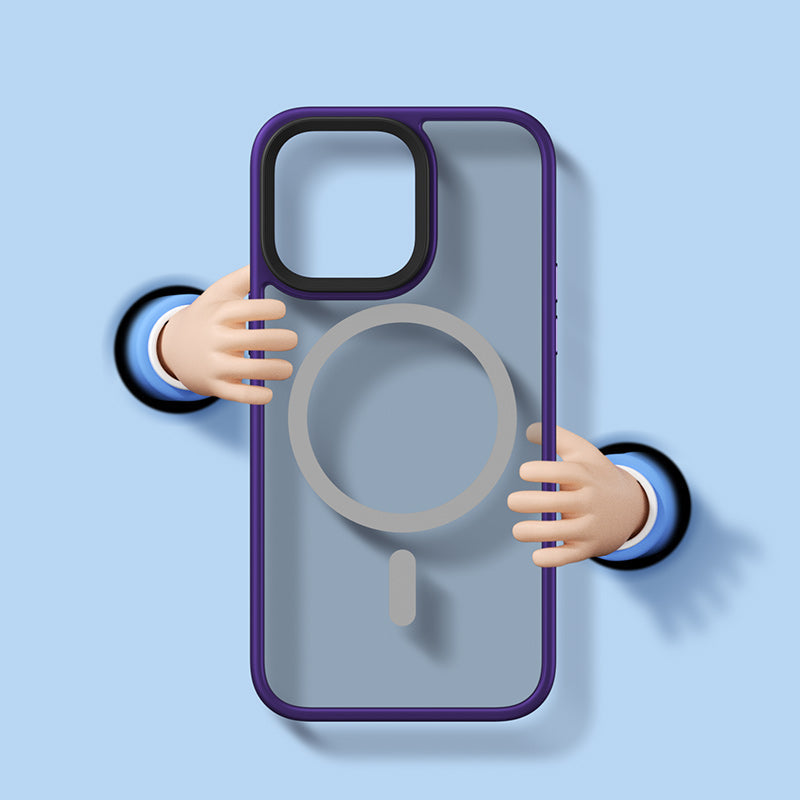 جراب Benks Magnetic Mist Protective Case for iPhone 14 Pro Max - Purpl