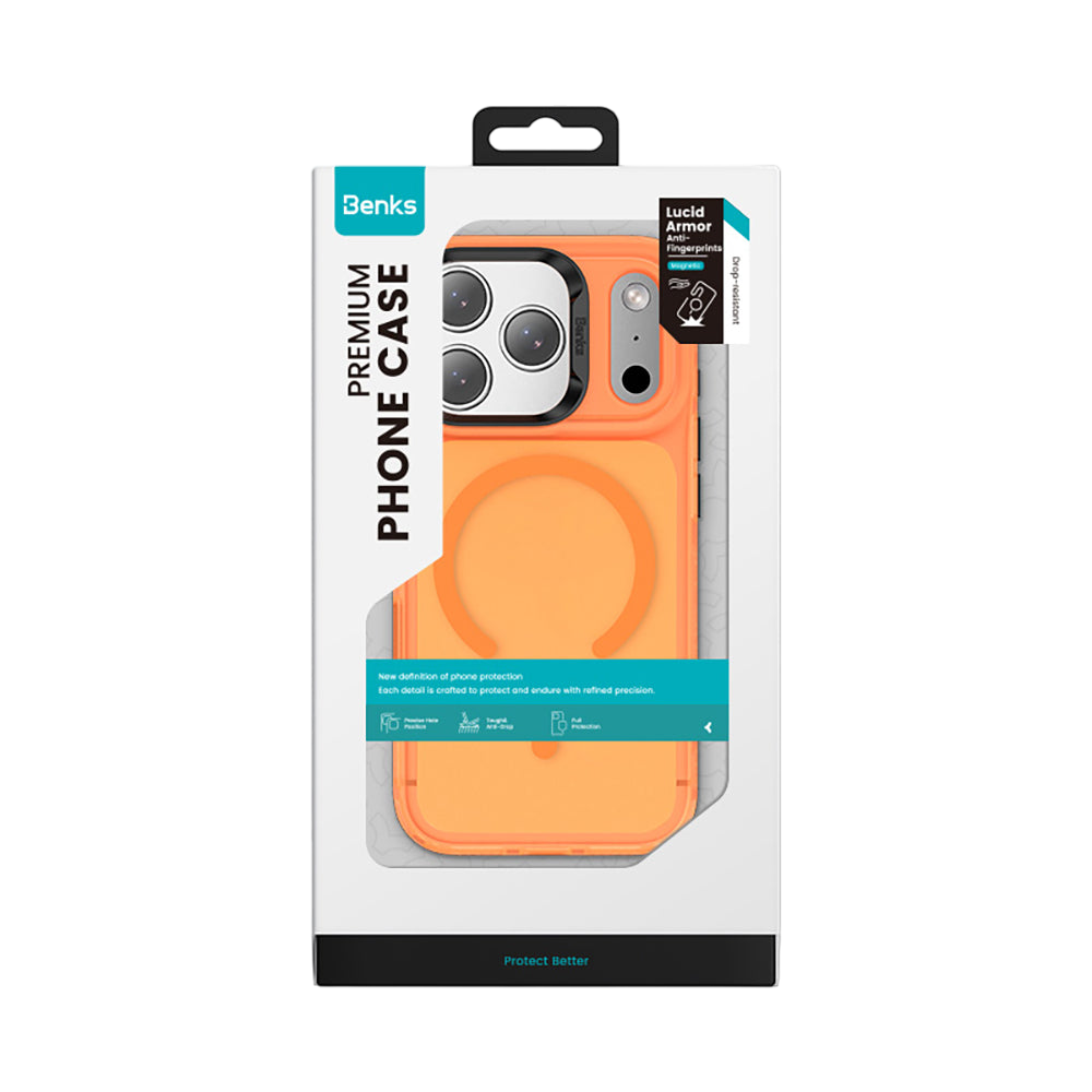 جراب Benks Lucid Armor لهاتف iPhone 17 Pro Max / 17 Pro