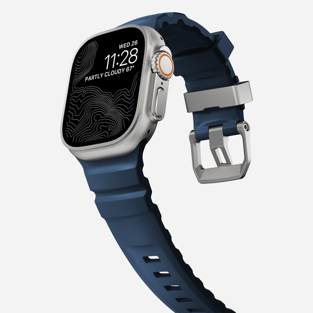 Nomad Rocky Point Band for Apple Watch 49mm / 46mm / 45mm - Atlantic Blue