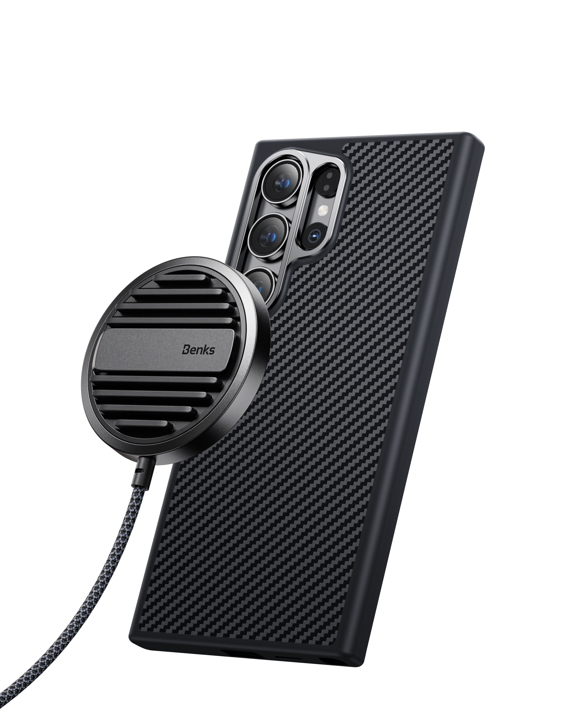 حافظة Benks Magnetic ArmorPro لجهاز Samsung S24 Ultra