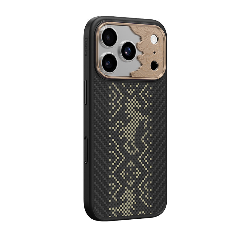 Benks Knight Pro Case built with Kevlar® for iPhone 18 Pro Max - Black #color_black