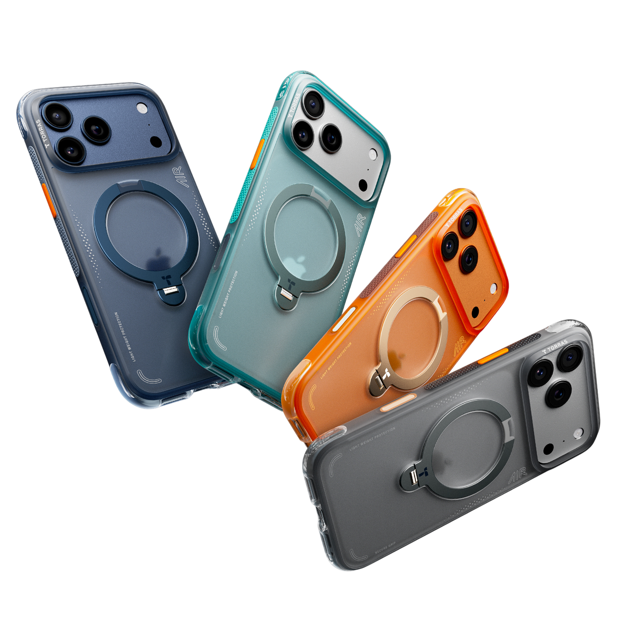 Torras Ostand Q3 Air for iPhone 17 Pro Max - Deep Blue