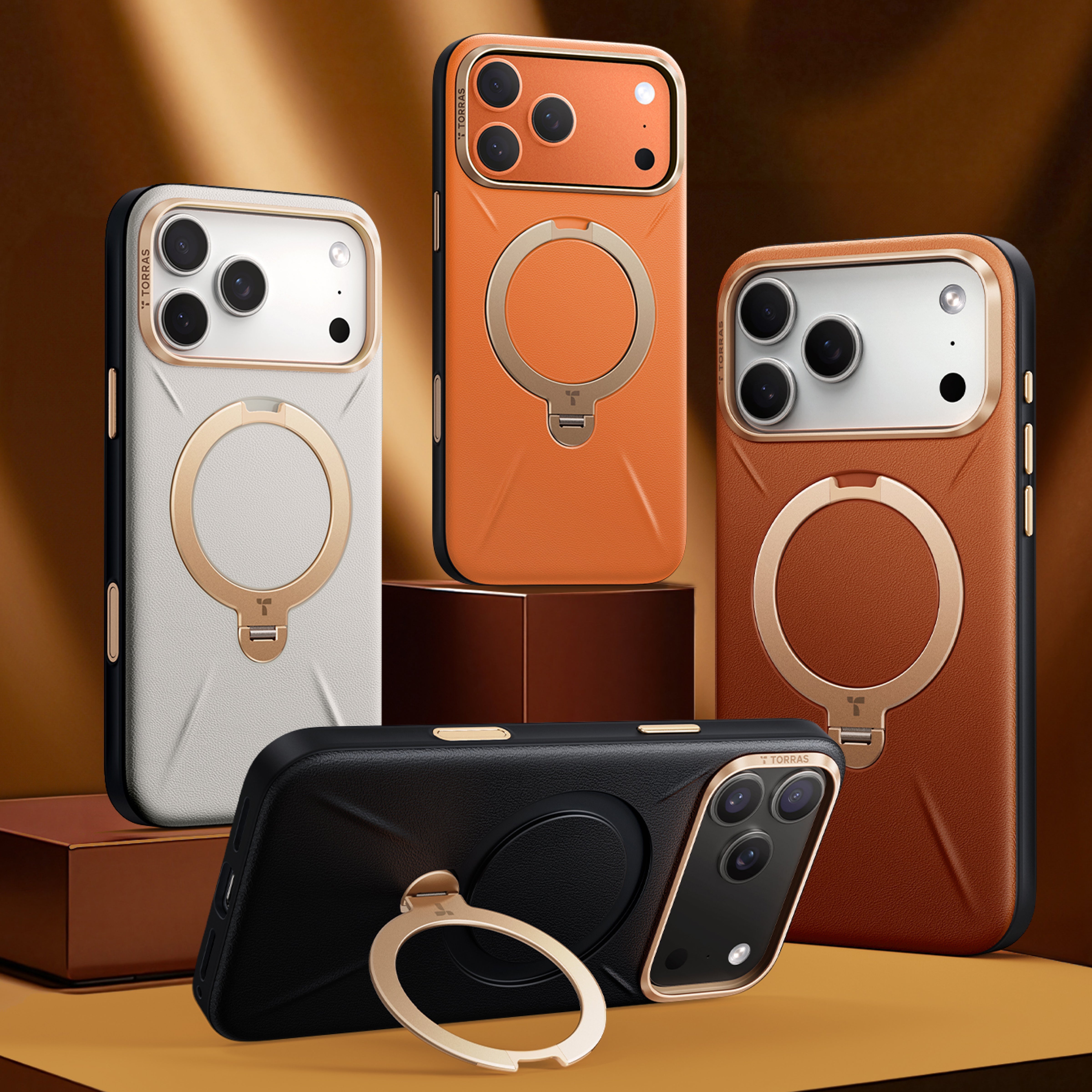 Torras Ostand Q3 VegSkin for iPhone 17 Pro Max / 17 Pro