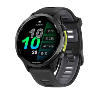 Garmin Forerunner 970 Premium GPS Running Smartwatch - Carbon Gray DLC Titanium #color_carbon-gray-dlc-titanium