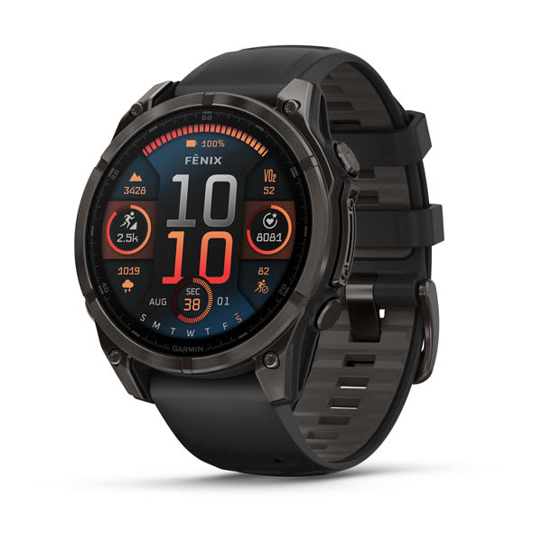 Garmin Fenix 8 AMOLED Sapphire Multisport GPS Smartwatch - Black #color_black
