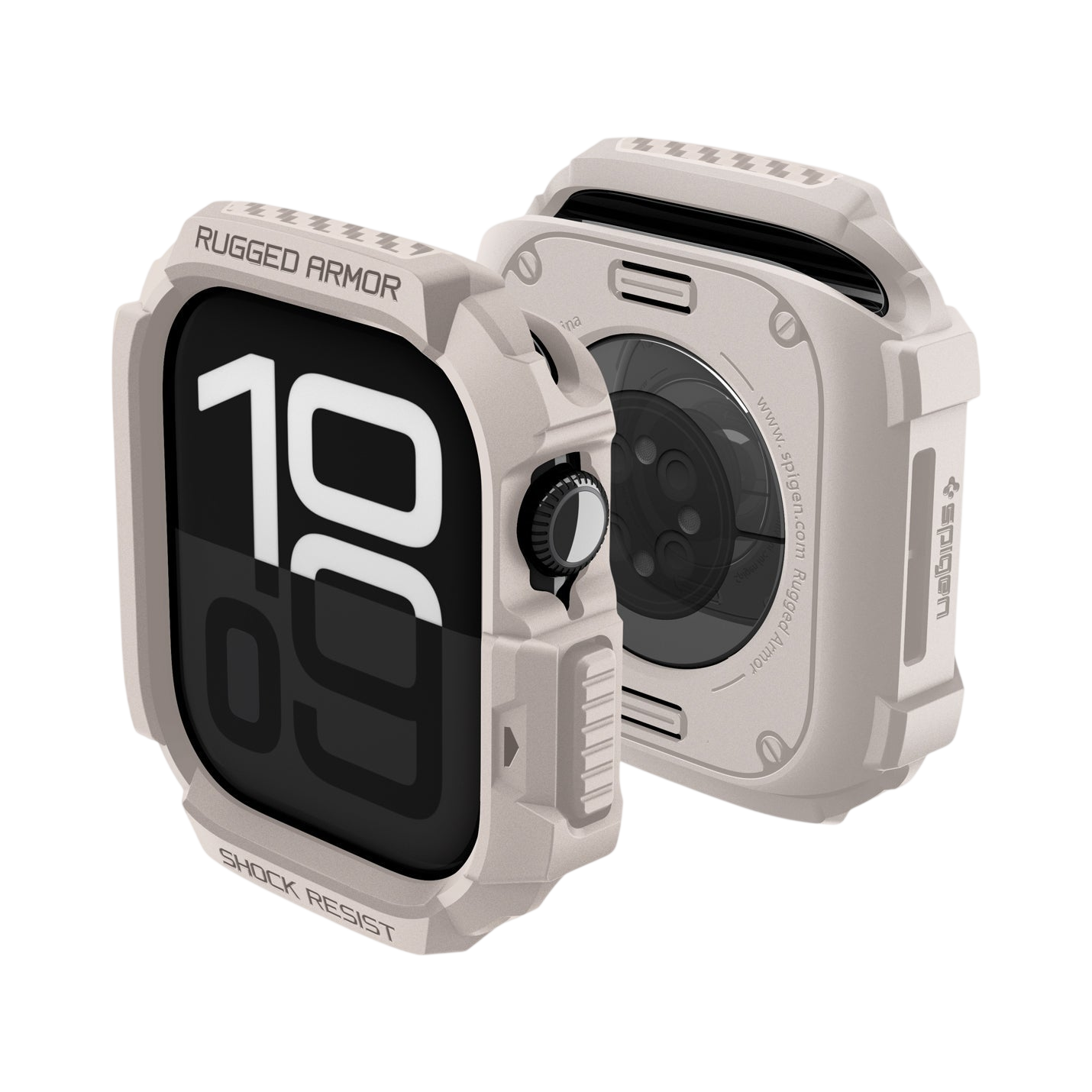 حافظة سبجن روجيد أرمور 2 لسلسلة ساعة آبل 11 / سلسلة 10 46mm