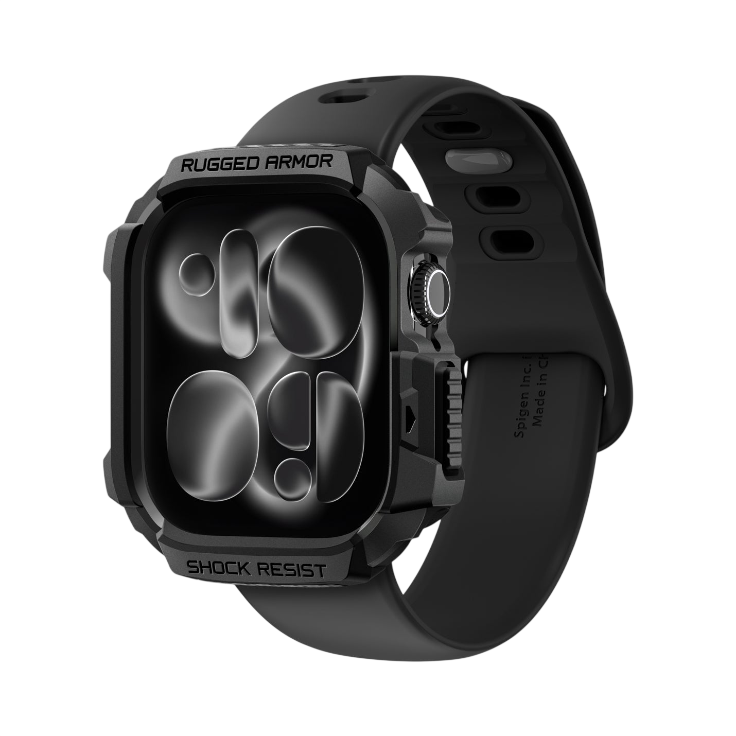 حافظة سبجن روجيد أرمور 2 لسلسلة ساعة آبل 11 / سلسلة 10 46mm