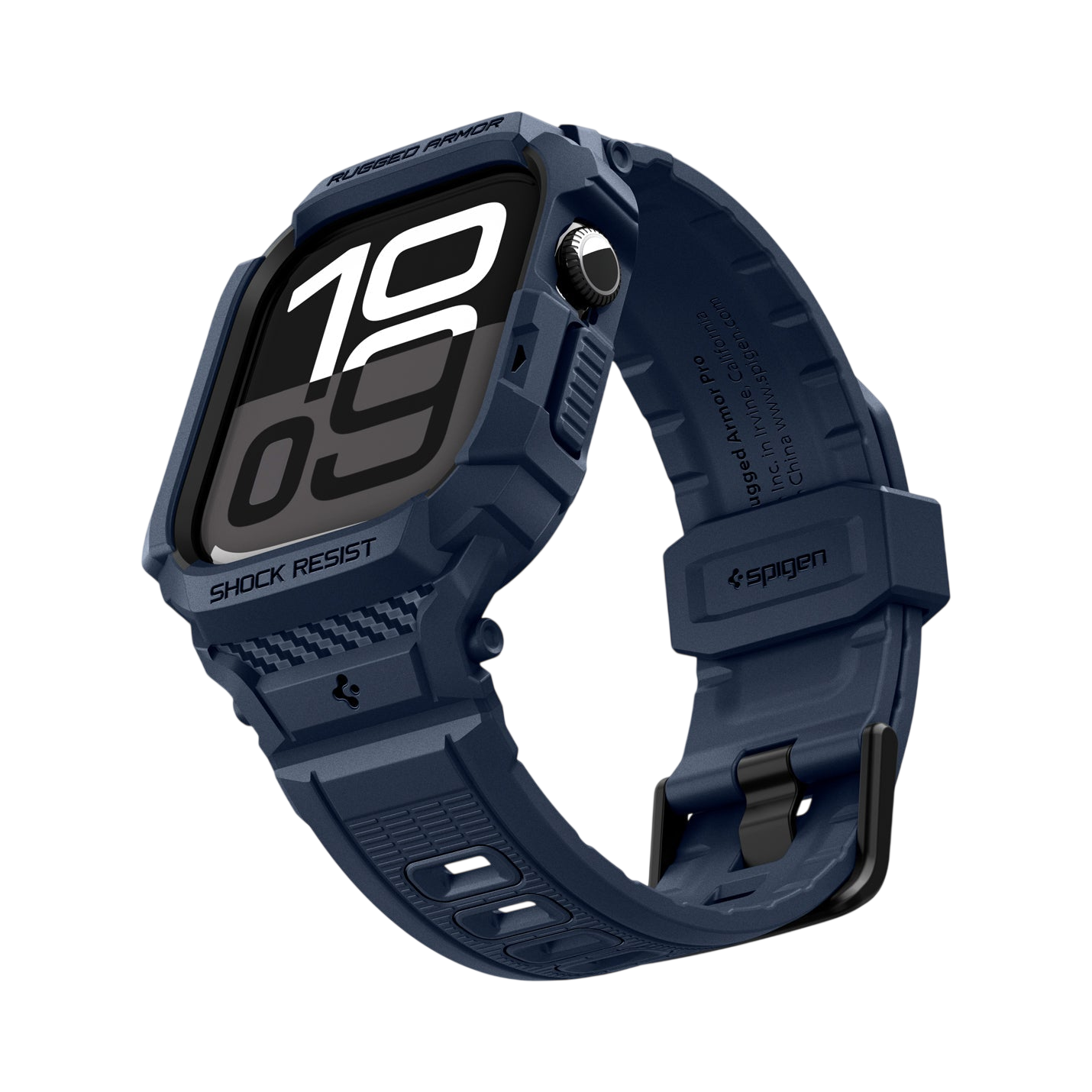 حافظة سبجن روجيد أرمور برو 2 + حزام لساعات أبل ووتش سيريز 11 / 10 46مم