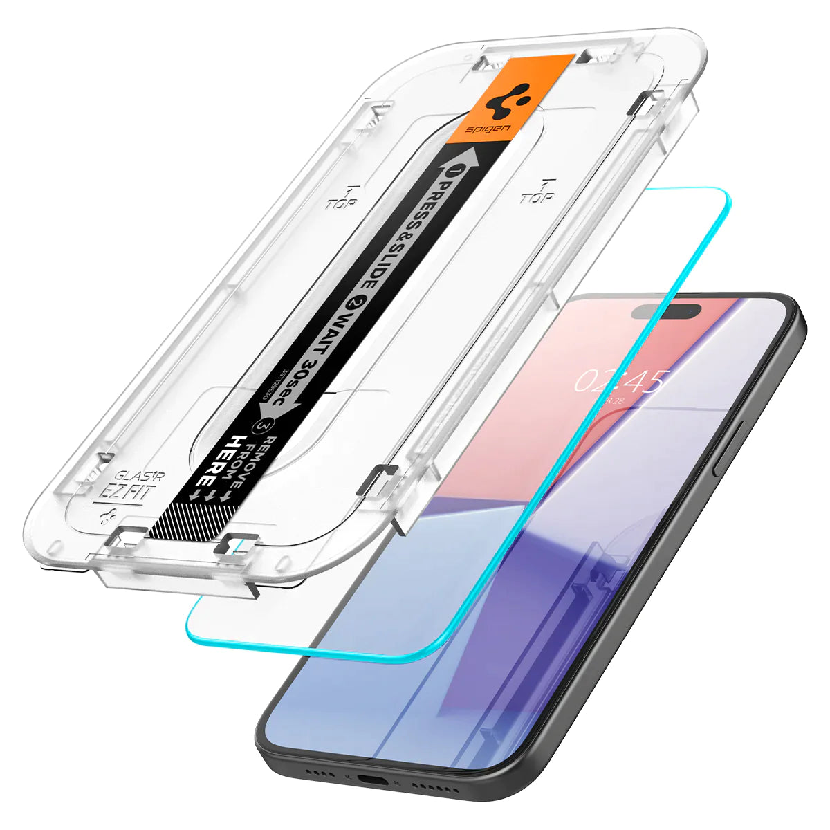 واقي شاشة سبجن آيفون 16 بلس / 15 بلس EZ FIT GLAS.tR - 1 عبوة