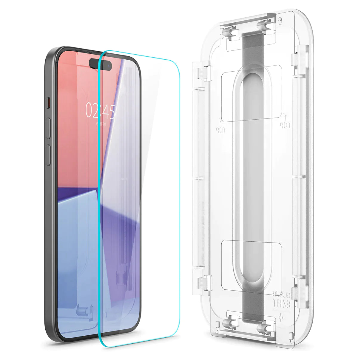 واقي شاشة سبجن آيفون 16 بلس / 15 بلس EZ FIT GLAS.tR - 1 عبوة