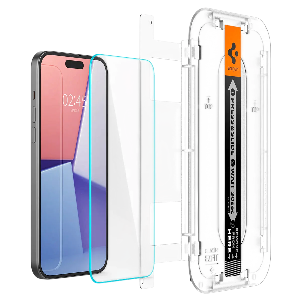 واقي شاشة سبجن آيفون 16 بلس / 15 بلس EZ FIT GLAS.tR - 1 عبوة