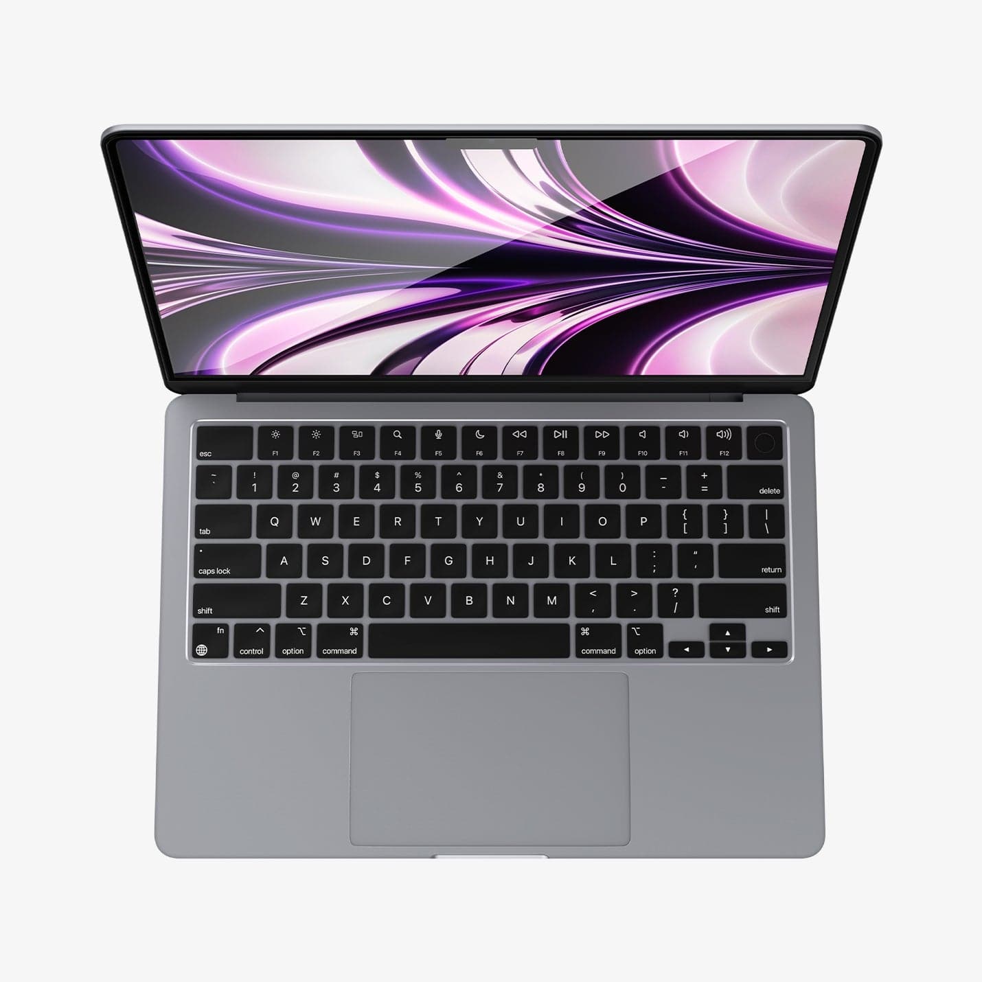 واقي شاشة Spigen GLAS.tR SLIM لجهاز MacBook Air (M4 / M3 / M2)