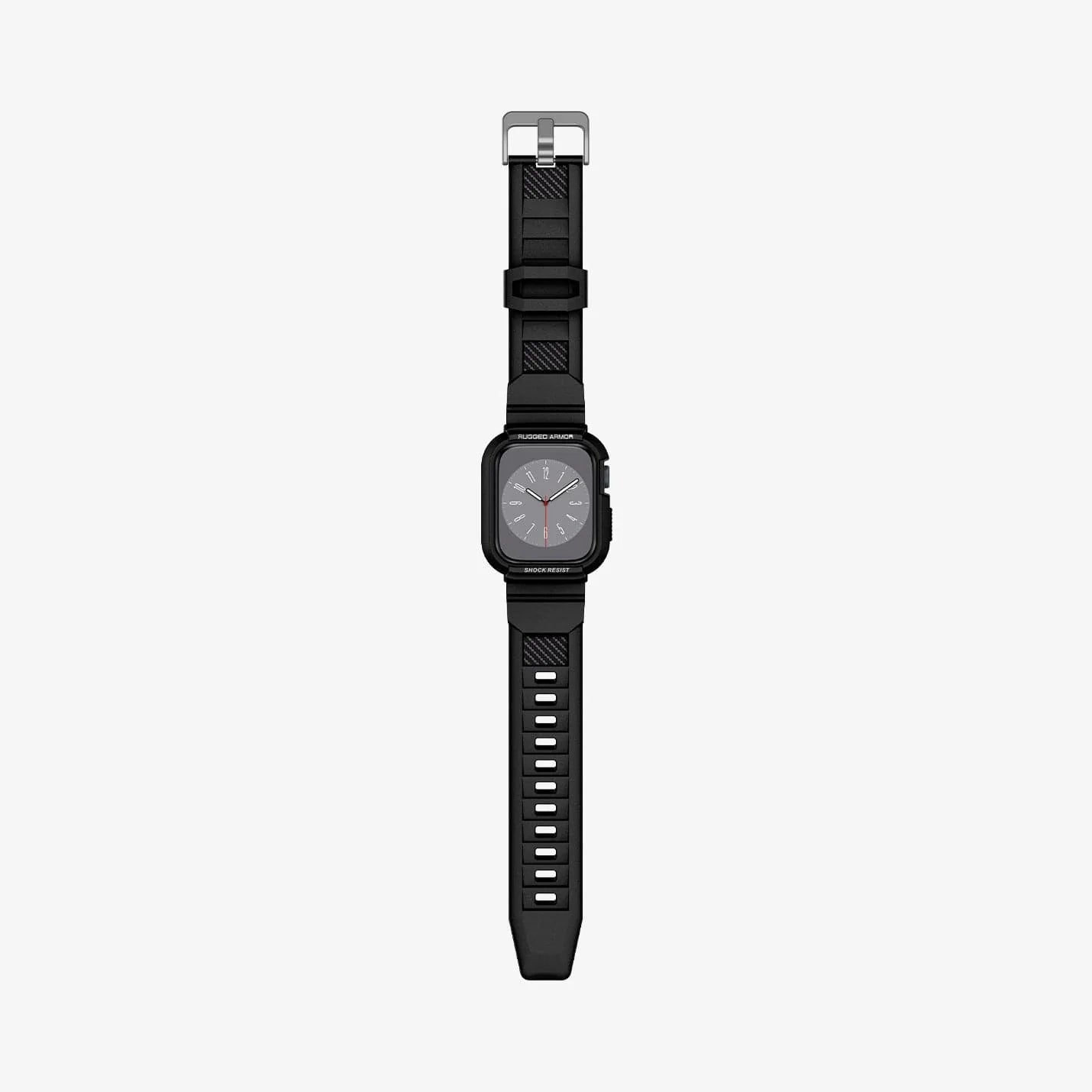Spigen Rugged Armor Pro - Black for Apple Watch Series 9 / 8 / 7 / 6 / 5 / 4 / SE (45mm & 44mm)
