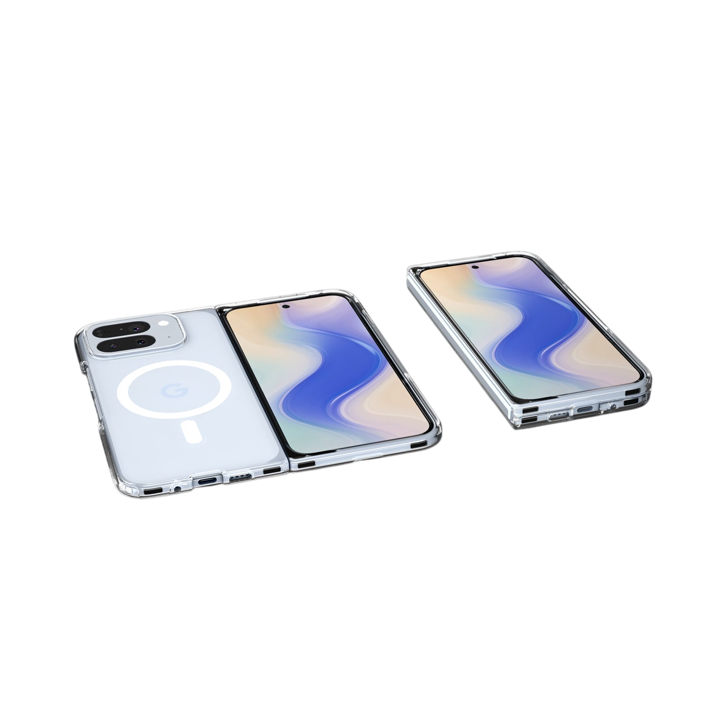 حافظة سبجن الترا هايبرد حلقة معدنية (ماج فيت) لجوجل بيكسل 10 برو فولد