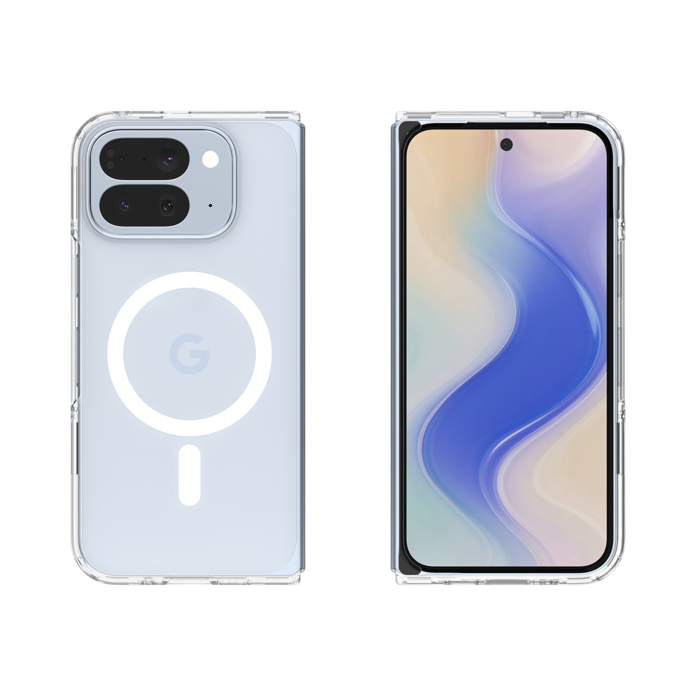 حافظة سبجن الترا هايبرد حلقة معدنية (ماج فيت) لجوجل بيكسل 10 برو فولد