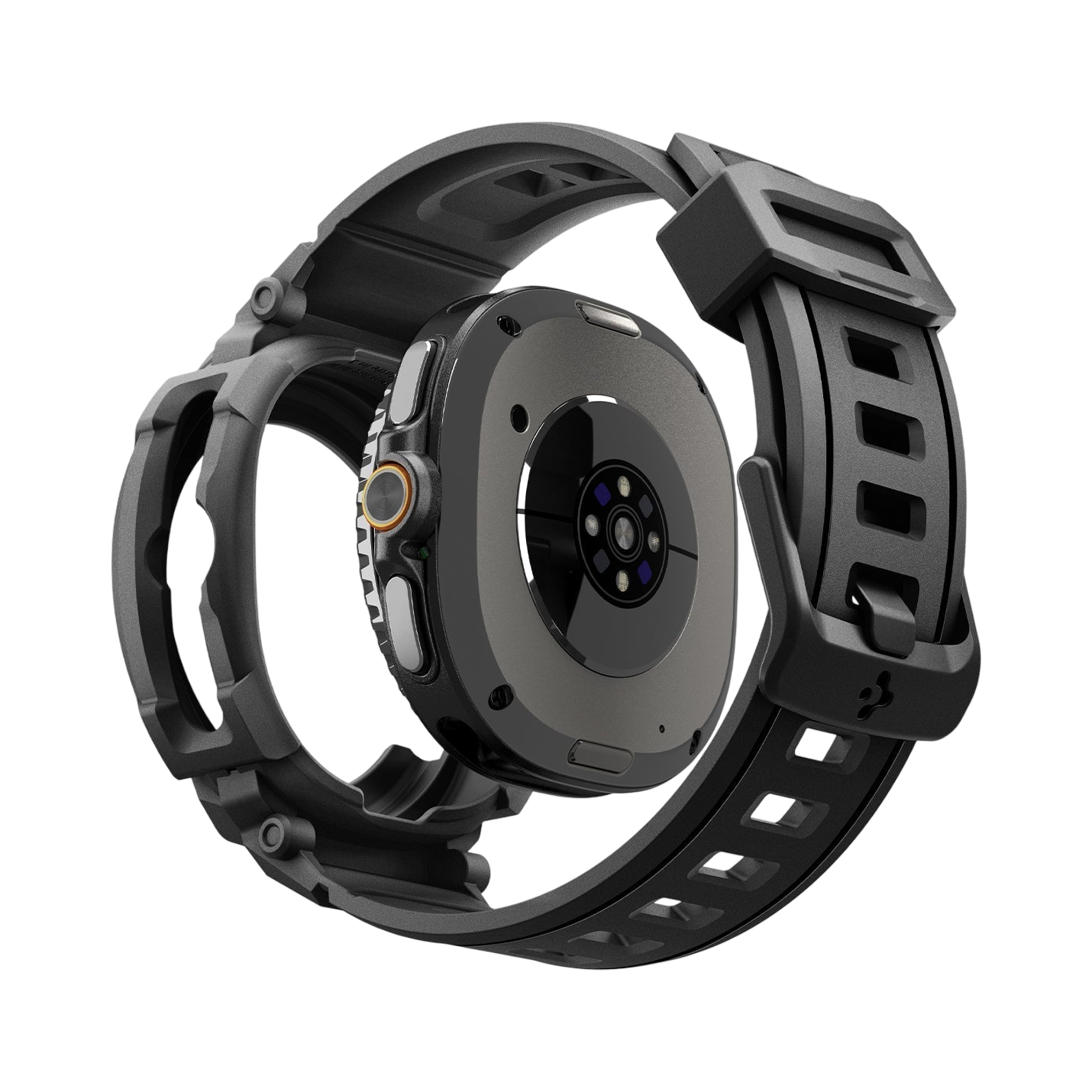 حزام + غلاف Spigen Rugged Armor Pro لسامسونج جالاكسي ووتش 8 كلاسيك