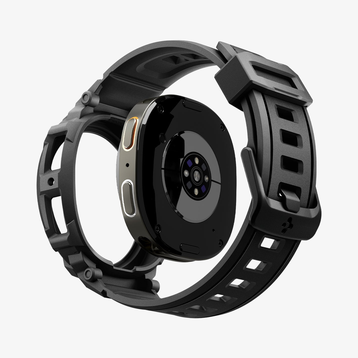 Spigen Rugged Armor Pro (Case + Band) For Samsung Galaxy Watch 8 Series 44mm