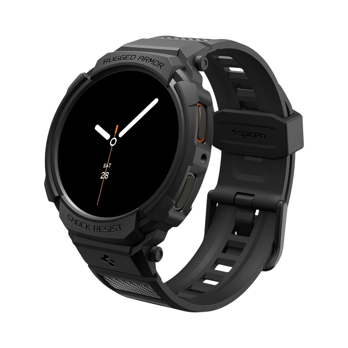 Spigen Rugged Armor Pro (Case + Band) For Samsung Galaxy Watch 8 Series 44mm