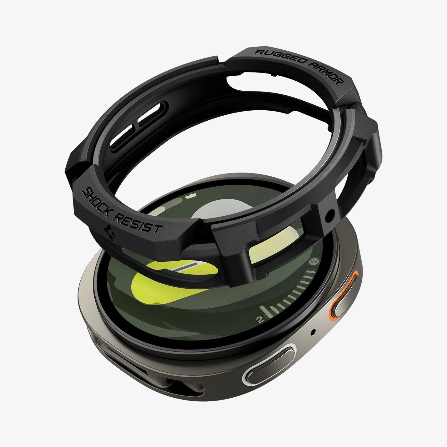 Spigen Rugged Armor Case for Samsung Galaxy Watch 8 44mm