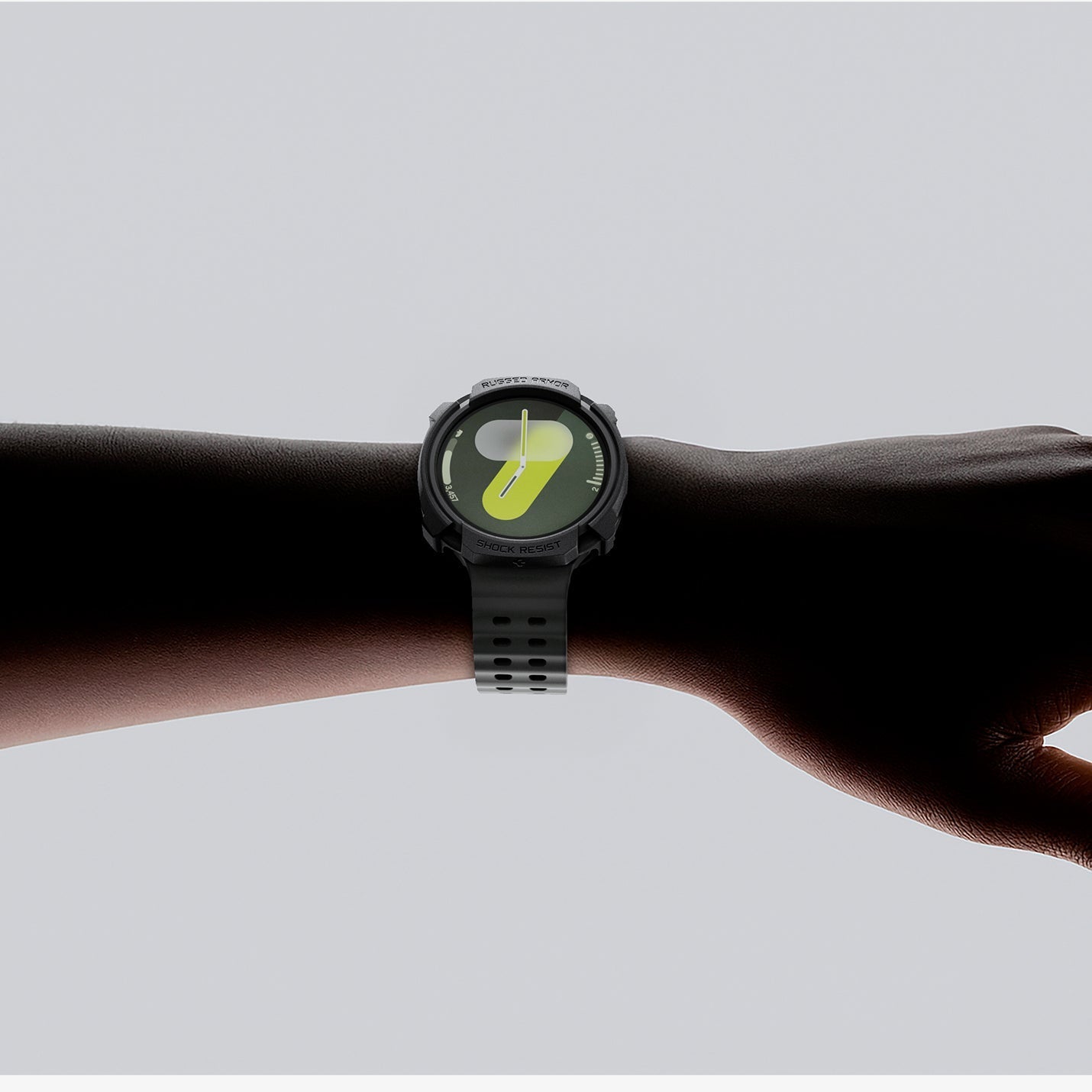 Spigen Rugged Armor Case for Samsung Galaxy Watch 8 44mm
