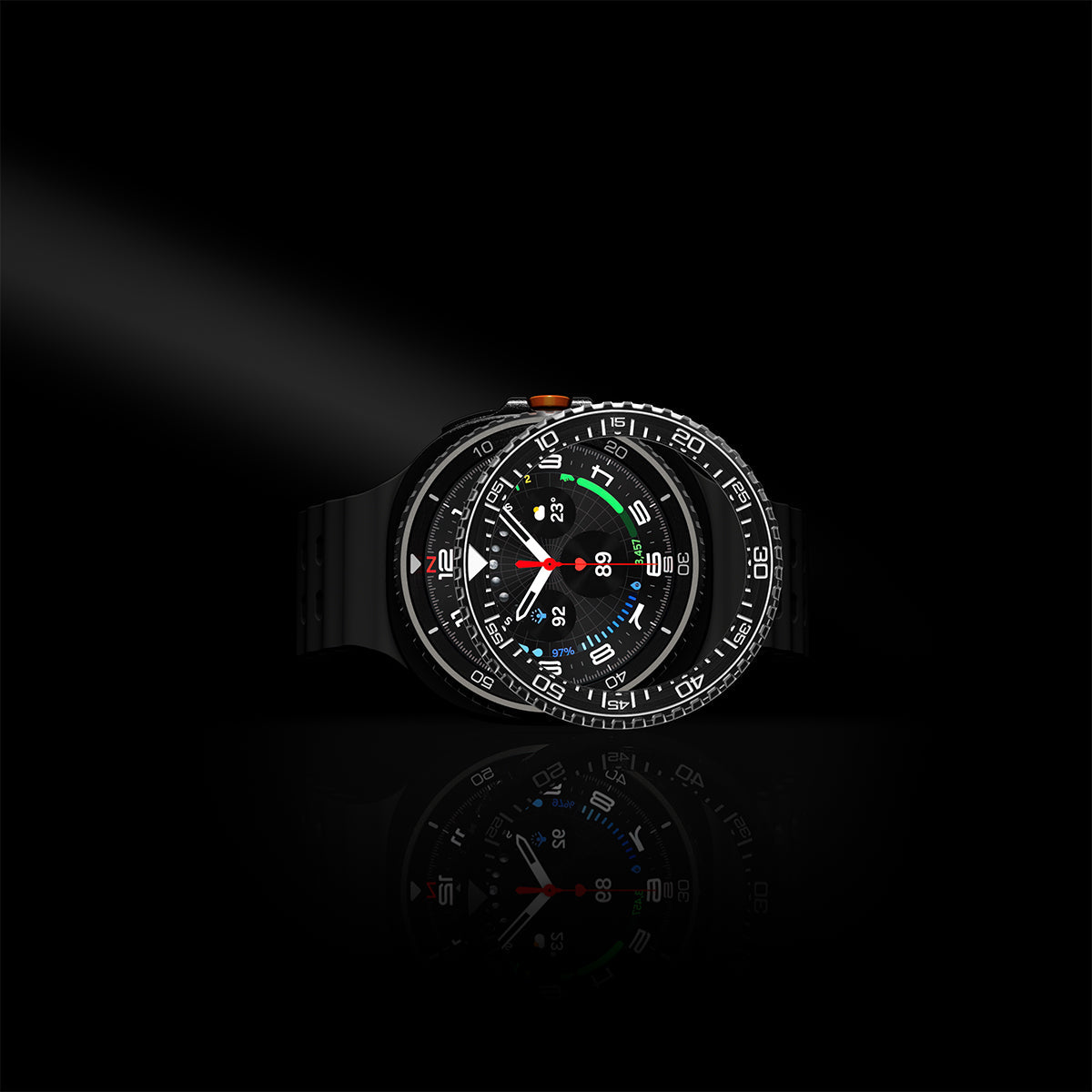 ساعة ذكية Spigen Bezel Tune for Samsung Galaxy Watch8 Classic 46mm - B