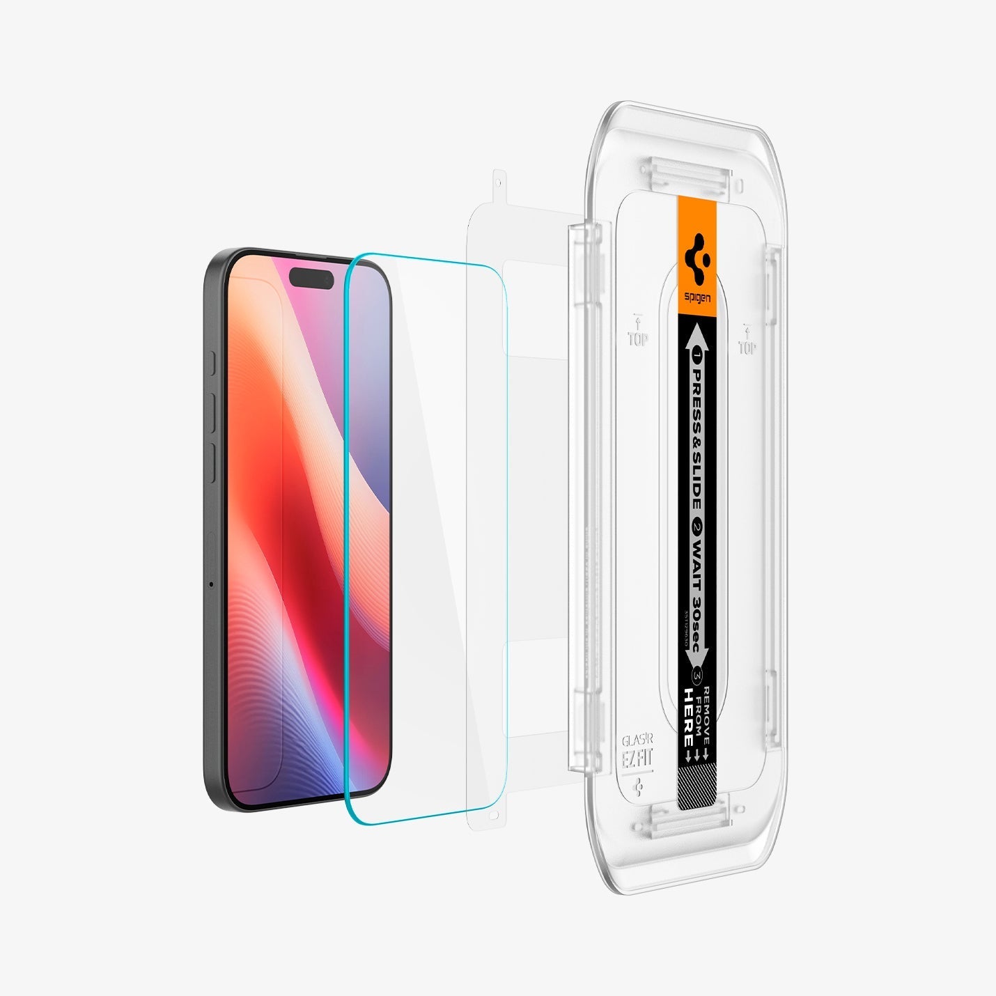Spigen iPhone 16 Pro Screen Protector - GLAS.tR EZ Fit - 2 Pack