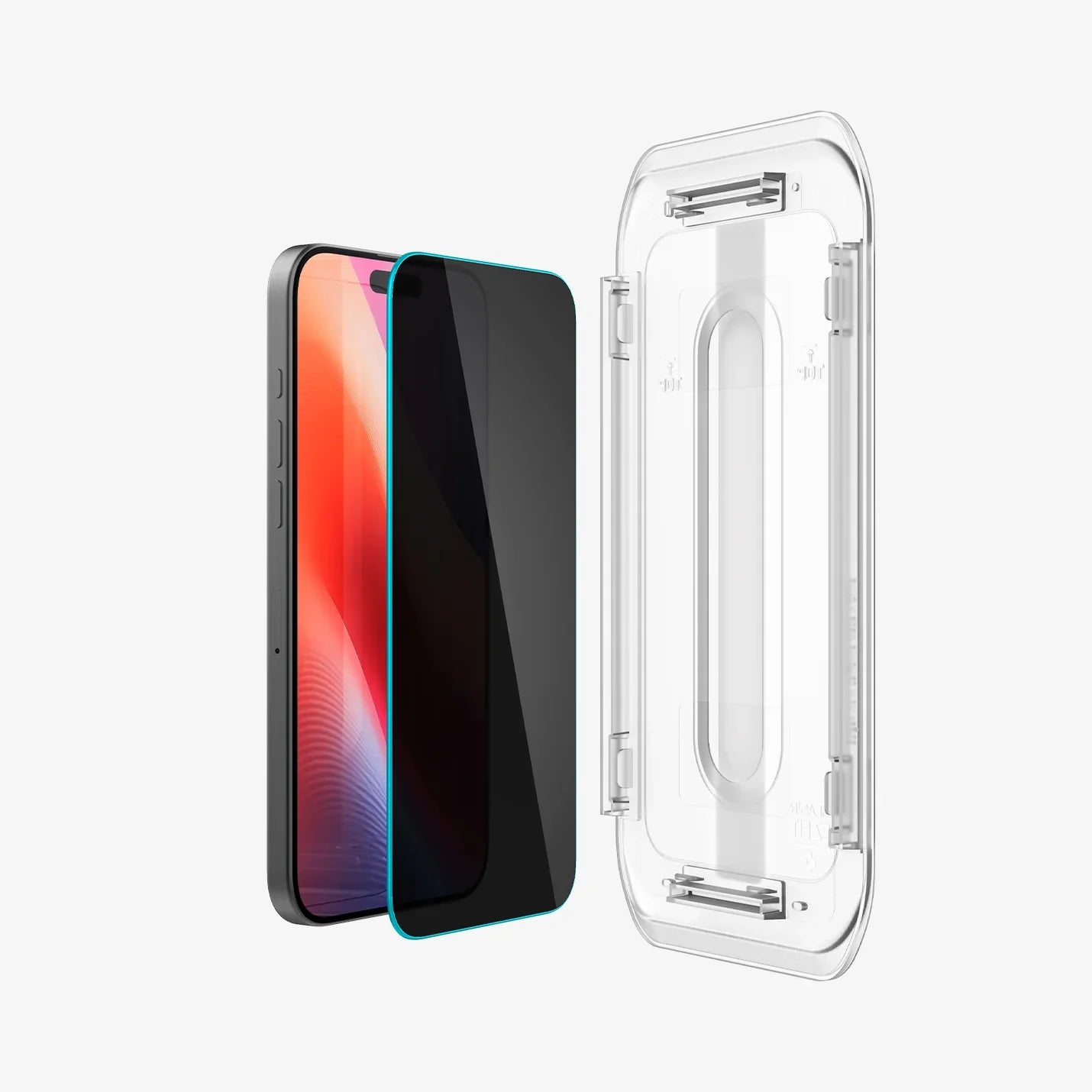 واقي شاشة Spigen iPhone 16 Pro Screen Protector - GLAS.tR EZ Fit Priva