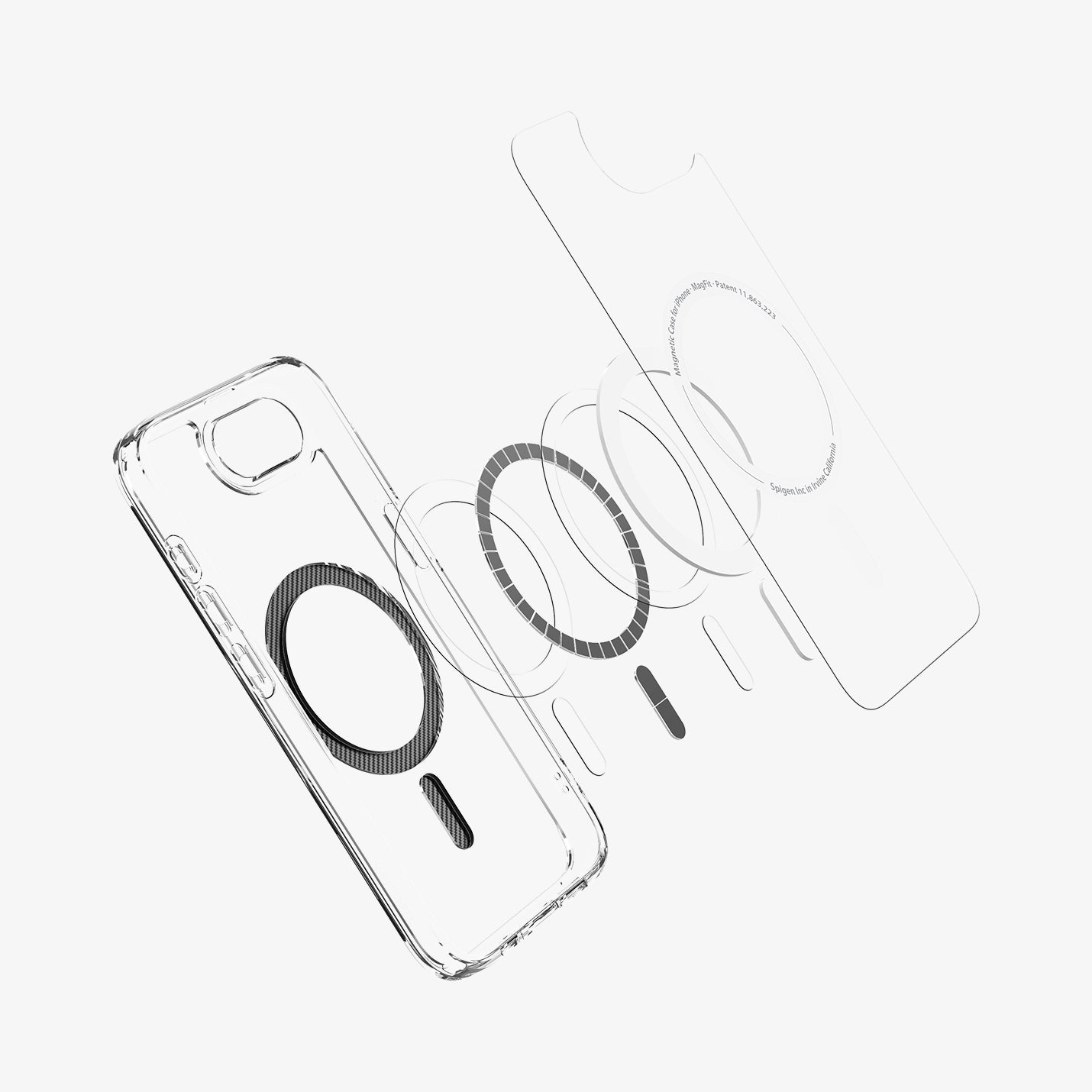 Spigen Ultra Hybrid (MagFit) Case for iPhone 16e